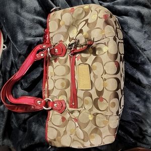 Poppy Coach Crossbody purse